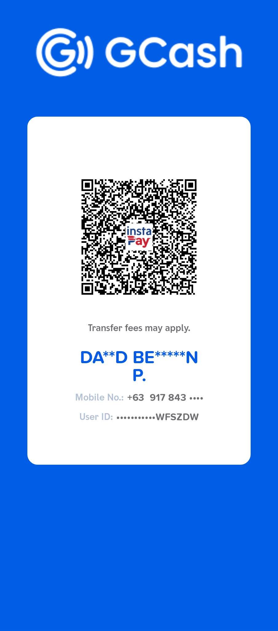 GCash donation QR code